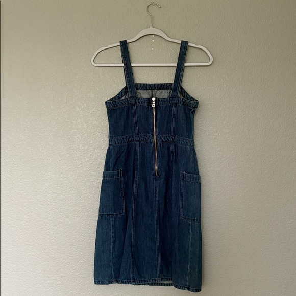 GAP Dark Blue Denim Mini Dress - Picture 2 of 4